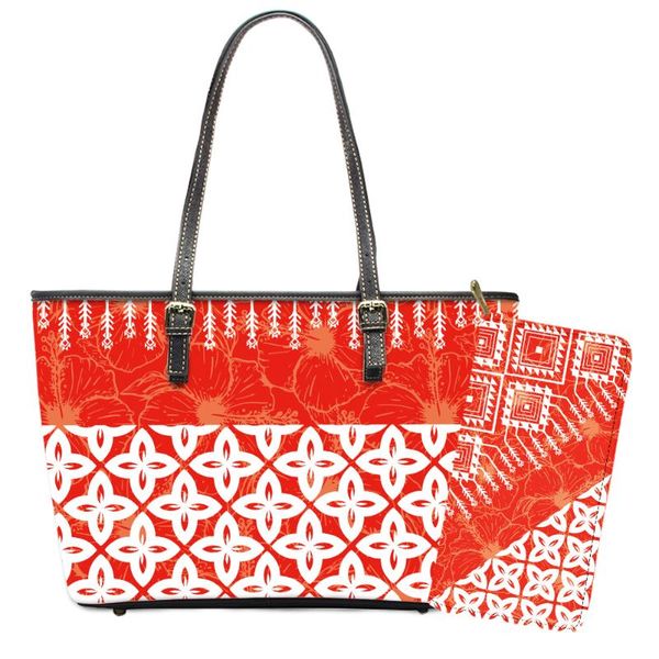 evening bags pu leather shopper bag polynesian tribal flower printed handbags wallet set for women shoulder purse bolsa
evening bags pu leather shopper bag polynesian tribal flower printed handbags wallet set for women shoulder purse bolsa