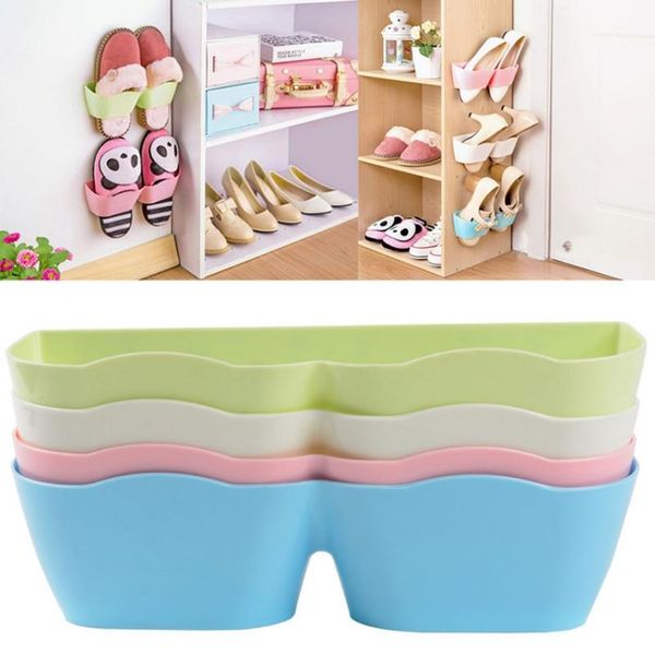 wall-mounted sticky hanging shoe hook shelf rack shoes holder storage clothing & wardrobe
wall-mounted sticky hanging shoe hook shelf rack shoes holder storage clothing & wardrobe