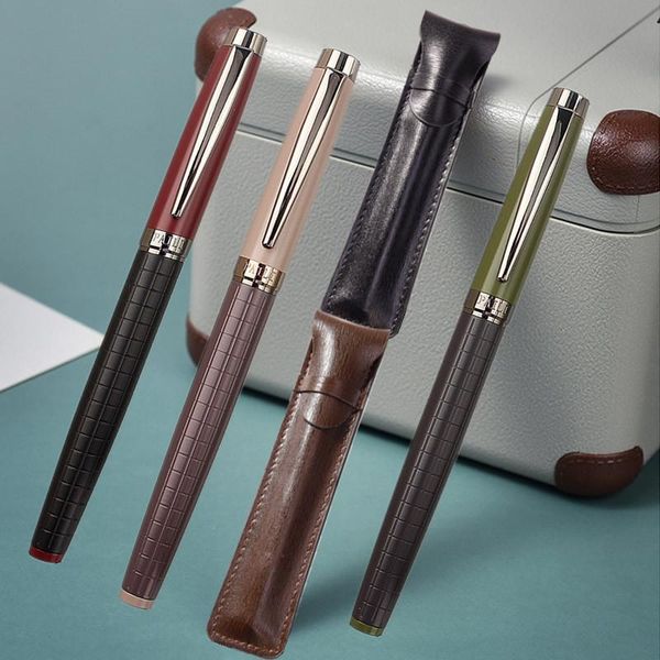 fountain pens 1pcs luxury 812 pen retro morandi metal f nib matte four colors professional business ink
fountain pens 1pcs luxury 812 pen retro morandi metal f nib matte four colors professional business ink