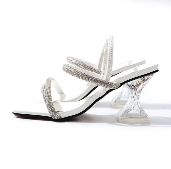 slippers fashion women rhinestone high heel sandlas ladies transparent thick two wear shose party all-match hy204, Black
slippers fashion women rhinestone high heel sandlas ladies transparent thick two wear shose party all-match hy204, Black