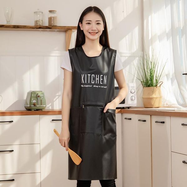 aprons pu leather apron waterproof oil-proof aquatic products smock wear-resistant household kitchen men and women fashion pinafore
aprons pu leather apron waterproof oil-proof aquatic products smock wear-resistant household kitchen men and women fashion pinafore