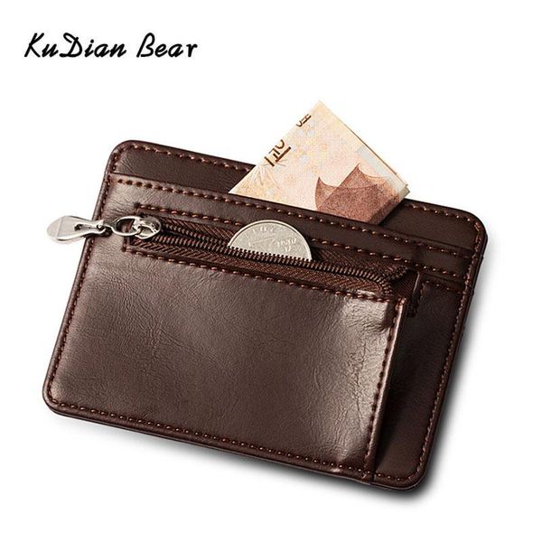card holders kudian ebar pu leather small holder zipper brand men's mini wallet with coin pocket designer carteira bih106 pm49, Brown;gray
card holders kudian ebar pu leather small holder zipper brand men's mini wallet with coin pocket designer carteira bih106 pm49, Brown;gray