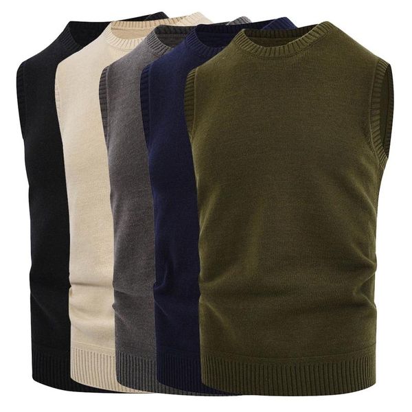 men's vests feitong sweaters fashion sleeveless sweater vest autumn winter casual o neck pullovers knitwear clothes men, Black;white
men's vests feitong sweaters fashion sleeveless sweater vest autumn winter casual o neck pullovers knitwear clothes men, Black;white