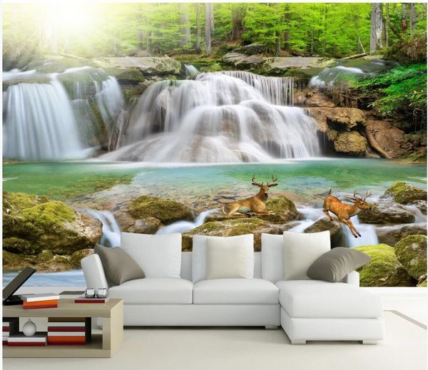 wallpapers custom po 3d wallpaper forest waterfall stream landscape painting natural scenery wall mural for living room
wallpapers custom po 3d wallpaper forest waterfall stream landscape painting natural scenery wall mural for living room