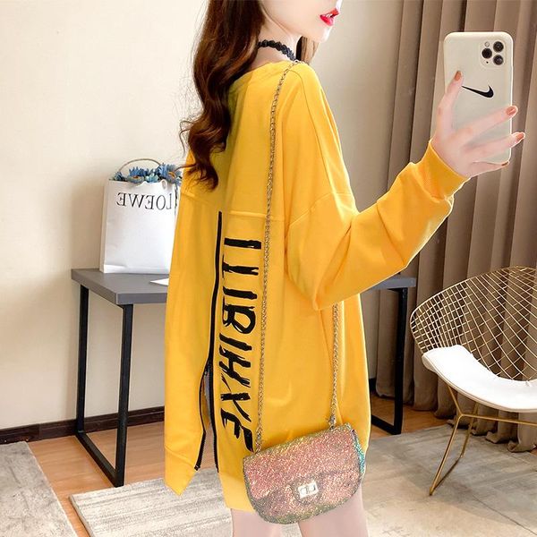 women's hoodies & sweatshirts #1753 autumn harajuku sweatshirt women back zipper letters printed asymmetrical female loose cotton o nec, Black 
women's hoodies & sweatshirts #1753 autumn harajuku sweatshirt women back zipper letters printed asymmetrical female loose cotton o nec, Black