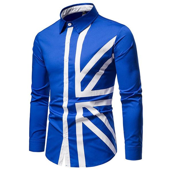 men's casual shirts men hipster long sleeve shirt 2021 brand british flag camisas para hombre business work social dress, White;black
men's casual shirts men hipster long sleeve shirt 2021 brand british flag camisas para hombre business work social dress, White;black