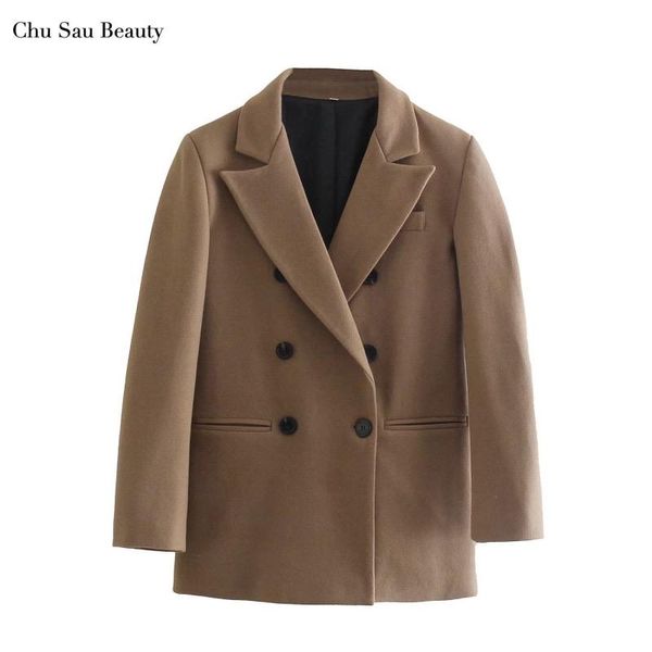 women's wool & blends chu sau beauty ladies autumn and winter woolen suit jacket fashion double-breasted basic retro long-sleeved warm, Black
women's wool & blends chu sau beauty ladies autumn and winter woolen suit jacket fashion double-breasted basic retro long-sleeved warm, Black
