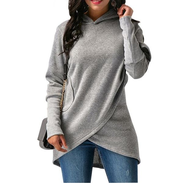 women's hoodies & sweatshirts women long sleeve loose casual pullover asymmetric irregular pocket sweatshirt autumn winter, Black
women's hoodies & sweatshirts women long sleeve loose casual pullover asymmetric irregular pocket sweatshirt autumn winter, Black