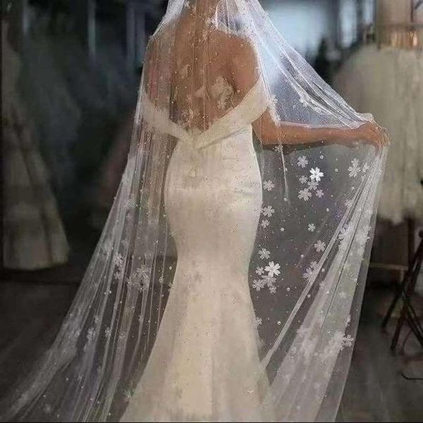 bridal veils pearls beaded long wedding handmade flowers one layer veil 3 m length cathedral, Black
bridal veils pearls beaded long wedding handmade flowers one layer veil 3 m length cathedral, Black