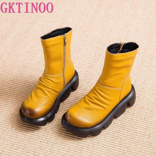 boots gktinoo ankle women genuine cow leather platform bootie side zipper soft comfortable autumn winter ladies shoes handmade, Black
boots gktinoo ankle women genuine cow leather platform bootie side zipper soft comfortable autumn winter ladies shoes handmade, Black
