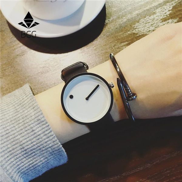 wristwatches 2021 minimalist style creative bgg black & white design watch, Slivery;brown
wristwatches 2021 minimalist style creative bgg black & white design watch, Slivery;brown