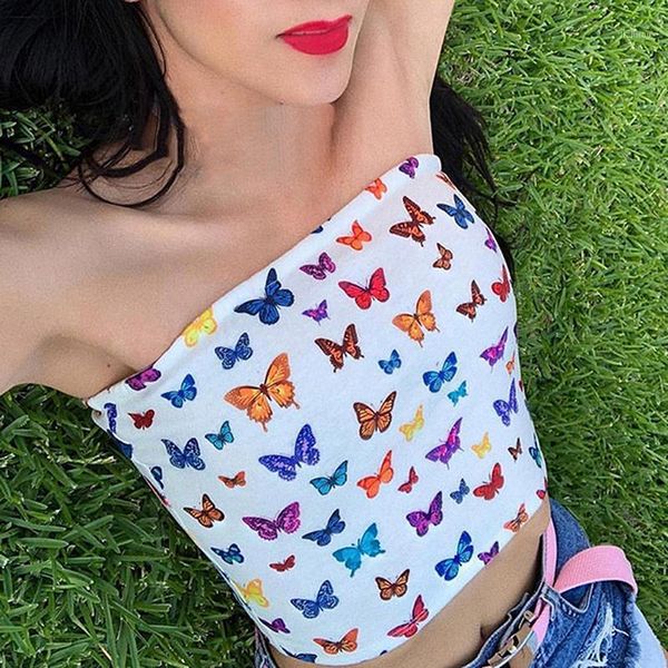 summer women slash neck colorful butterfly print tube strapless bandeau sleeveless bra underwear wrap chest size s-l bustiers & cor, Black;white
summer women slash neck colorful butterfly print tube strapless bandeau sleeveless bra underwear wrap chest size s-l bustiers & cor, Black;white