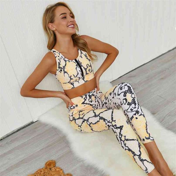 snake yoga gym set women sport outfit push up sportswear suit for fitness workout clothes sets yellow 210813, Gray
snake yoga gym set women sport outfit push up sportswear suit for fitness workout clothes sets yellow 210813, Gray