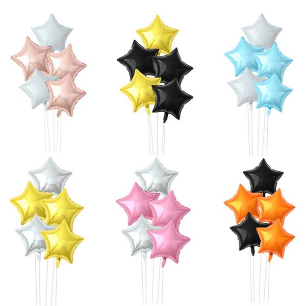 party decoration 5pcs 18inch gold silver foil star balloon christmas baby shower children's kids birthday globos
party decoration 5pcs 18inch gold silver foil star balloon christmas baby shower children's kids birthday globos