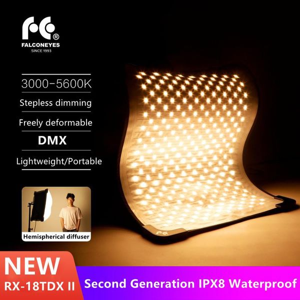 falcon eyes rx-18tdx ii 100w pography waterproof led foldable light bi-color 3000k-5600k flexible fill lamp for movie video flash heads
falcon eyes rx-18tdx ii 100w pography waterproof led foldable light bi-color 3000k-5600k flexible fill lamp for movie video flash heads