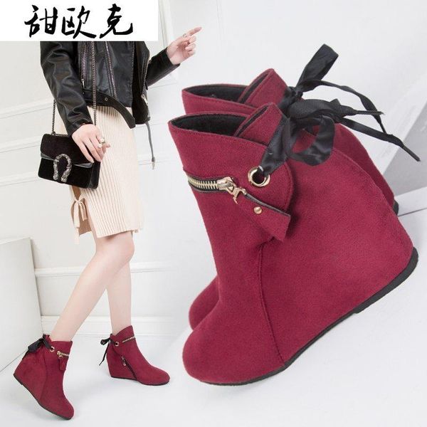 boots 2021 fashion women ankle for wedges winter platform shoes zipper casual size 35-43 botas mujer, Black
boots 2021 fashion women ankle for wedges winter platform shoes zipper casual size 35-43 botas mujer, Black