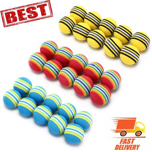 golf balls foam practice 10 pcs rainbow stripe sponge swing training aids blue red yellow finger ten
golf balls foam practice 10 pcs rainbow stripe sponge swing training aids blue red yellow finger ten