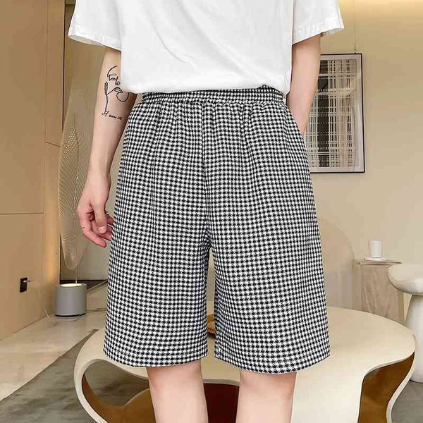 men's shorts summer plaid fashion stretch waist casual men streetwear korean loose suit mens dress m-xl a40u, White;black
men's shorts summer plaid fashion stretch waist casual men streetwear korean loose suit mens dress m-xl a40u, White;black