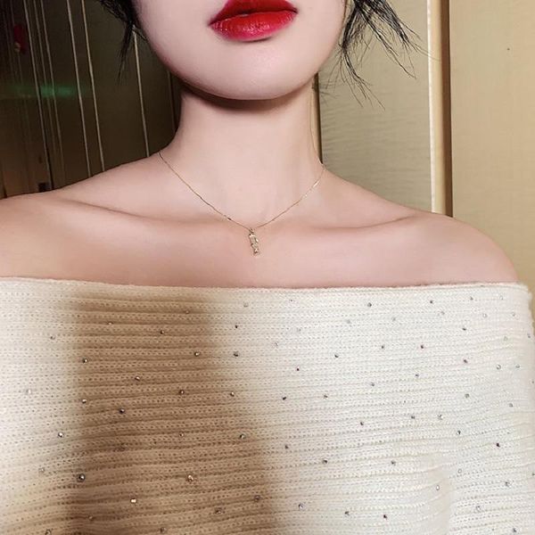 pendant necklaces bamboo petty cash necklace female net red ins cold wind clavicle chain high sense simple temperament, Silver
pendant necklaces bamboo petty cash necklace female net red ins cold wind clavicle chain high sense simple temperament, Silver