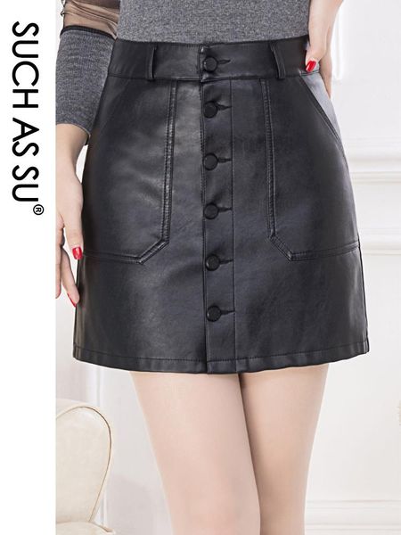 skirts high waist leather skirt 2021 fashion fall winter pu pockets button mini a line s-xxxl plus size black female
skirts high waist leather skirt 2021 fashion fall winter pu pockets button mini a line s-xxxl plus size black female