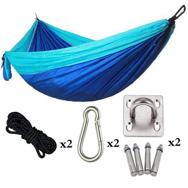 270*140cm portable camping parachute hammock survival garden outdoor furniture leisure sleeping hamaca travel double hanging bed camp
270*140cm portable camping parachute hammock survival garden outdoor furniture leisure sleeping hamaca travel double hanging bed camp