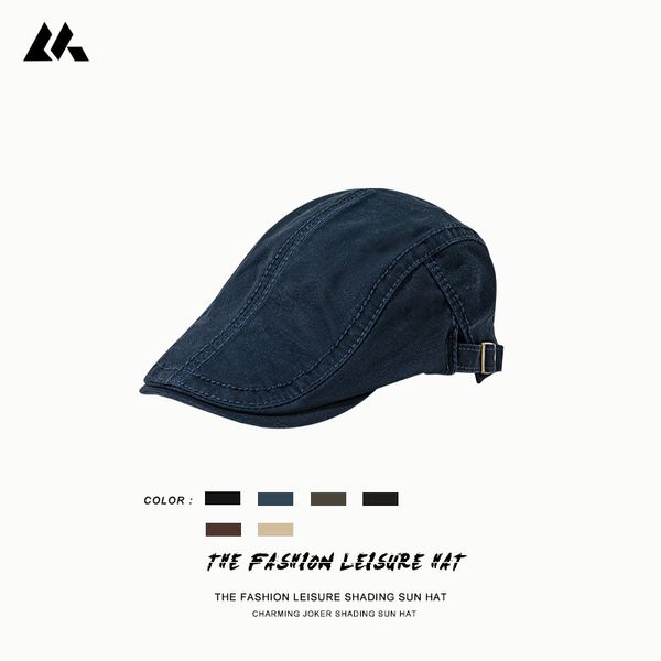 literature art versatile forward female shopping duck tongue hat beret british fashion men's street shooting painter's hat, Blue;gray
literature art versatile forward female shopping duck tongue hat beret british fashion men's street shooting painter's hat, Blue;gray