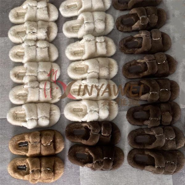 slippers designer slides luxury real hair sandals double buckle shoes for women fluffy, Black
slippers designer slides luxury real hair sandals double buckle shoes for women fluffy, Black
