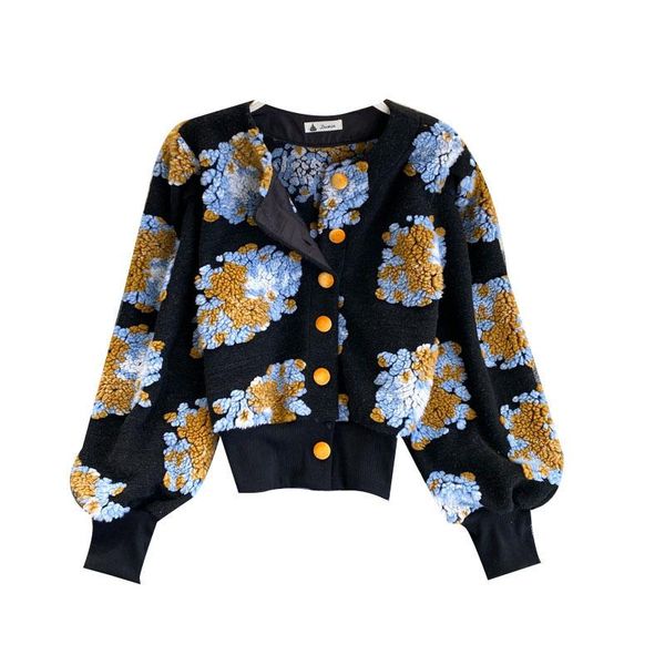 french women black printing simplicity slim jacket female round neck long sleeves coat chic women's jackets, Black;brown
french women black printing simplicity slim jacket female round neck long sleeves coat chic women's jackets, Black;brown