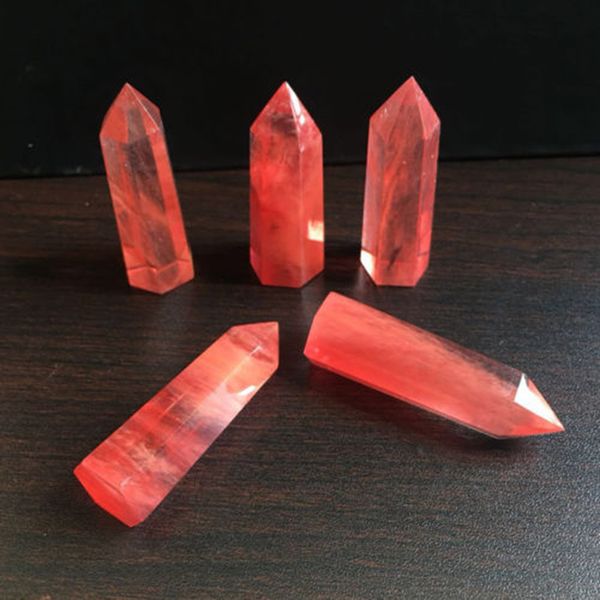 new red smelting quartz crystal point healing obelisk hexagonal wand reiki transparent natural stone decoration home decor
new red smelting quartz crystal point healing obelisk hexagonal wand reiki transparent natural stone decoration home decor