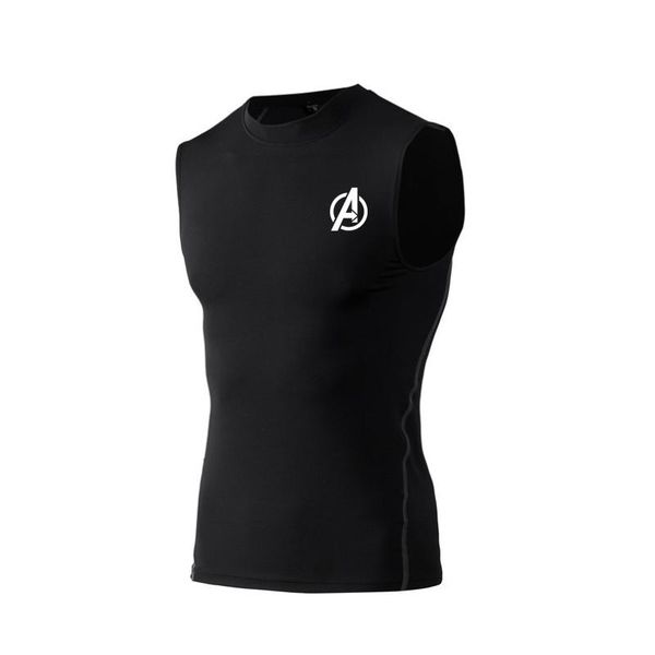 men' tank men brand gyms quick drying clothing bodybuilding sleeveless breathable undershirt compression vest, White;black
men' tank men brand gyms quick drying clothing bodybuilding sleeveless breathable undershirt compression vest, White;black