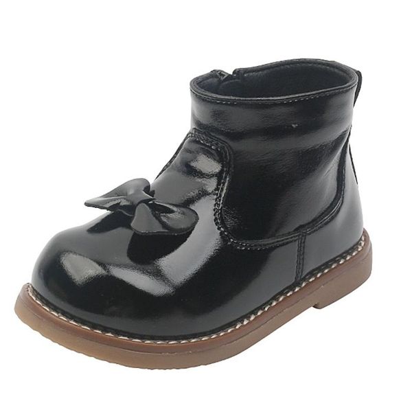 flat shoes 13.5-19cm kids girls waterproof patent leather boots lace-up side zipper outdoor princess rubber sole ankle toddler, Black;grey
flat shoes 13.5-19cm kids girls waterproof patent leather boots lace-up side zipper outdoor princess rubber sole ankle toddler, Black;grey