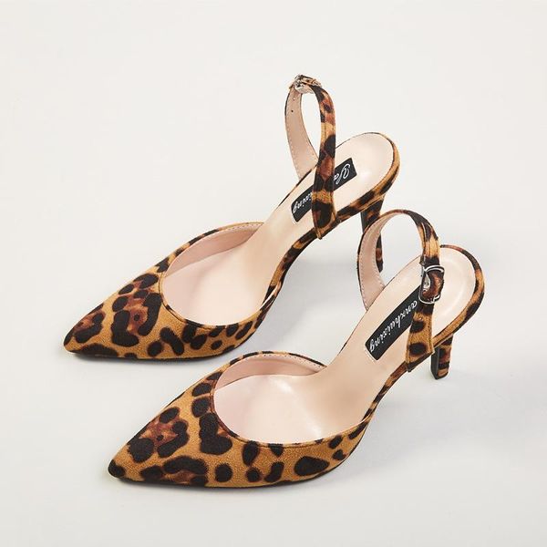 spring high-heeled pointed toe hollow fashion european and american leopard sandals nightclub women's shoes dress, Black
spring high-heeled pointed toe hollow fashion european and american leopard sandals nightclub women's shoes dress, Black
