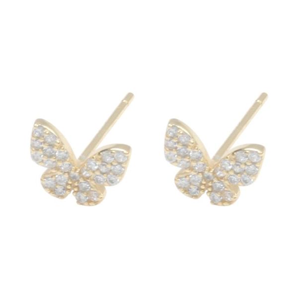 stud zemior 925 sterling silver spakling butterfly earrings for women trendy full zircon gold color small earings jewelry, Golden;silver
stud zemior 925 sterling silver spakling butterfly earrings for women trendy full zircon gold color small earings jewelry, Golden;silver
