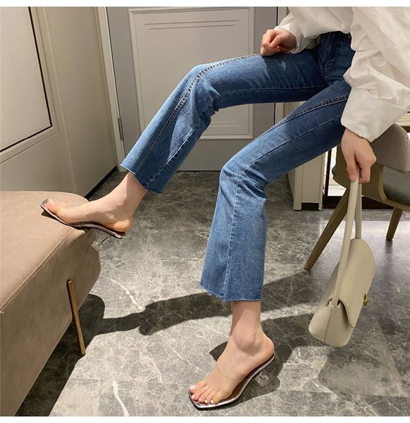 2021 new designer pvc transparent slippers women perspex high heels summer party ladies clear band crystal shoes plus size sgwsagrwers, Black
2021 new designer pvc transparent slippers women perspex high heels summer party ladies clear band crystal shoes plus size sgwsagrwers, Black