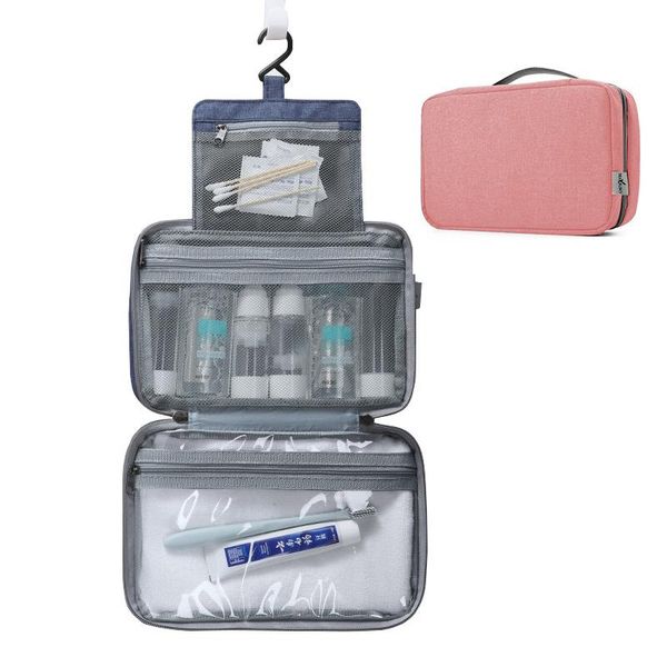 men women hanging cosmetic bag dry and wet separation travel organizer toiletry wash make up pouch beautician folding makeup bags & cases
men women hanging cosmetic bag dry and wet separation travel organizer toiletry wash make up pouch beautician folding makeup bags & cases