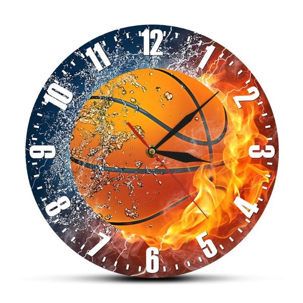 wall clocks sports gift for creative athletes ice fire basketball color printing clock silent second sweeping home decoration
wall clocks sports gift for creative athletes ice fire basketball color printing clock silent second sweeping home decoration