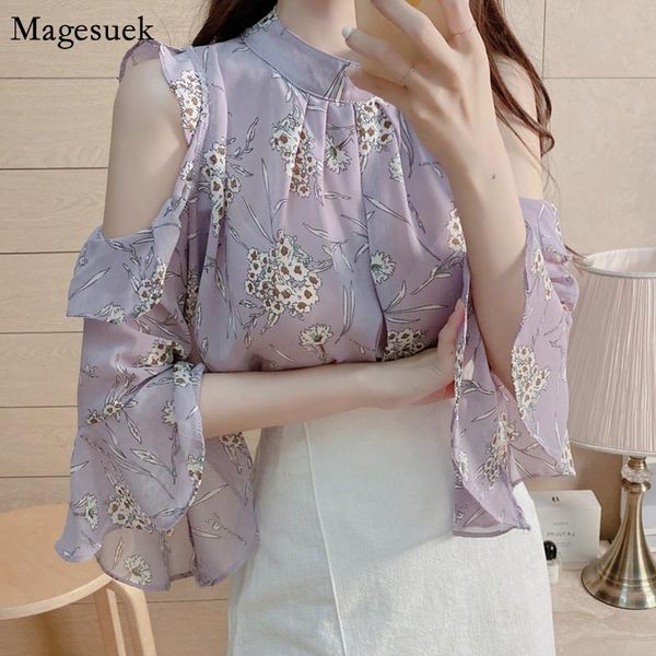 women's blouses & shirts blusas women and off shoulder print chiffon blouse butterfly sleeve 2021 elegant floral 9929, White
women's blouses & shirts blusas women and off shoulder print chiffon blouse butterfly sleeve 2021 elegant floral 9929, White