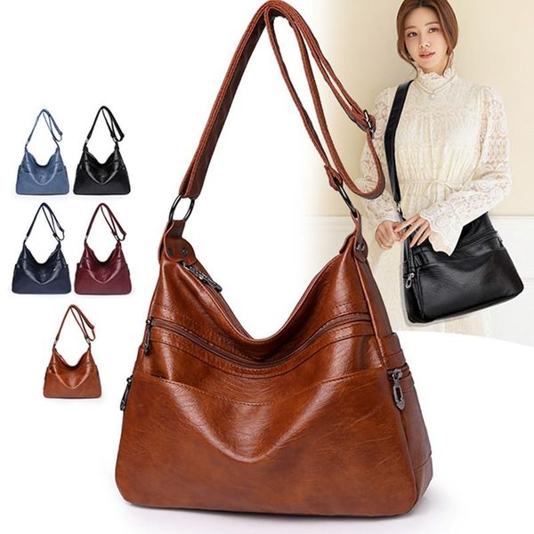 evening bags vintage women shoulder large soft pu leather messenger hobo bag brand designer hand female simple big crossbody handbag
evening bags vintage women shoulder large soft pu leather messenger hobo bag brand designer hand female simple big crossbody handbag