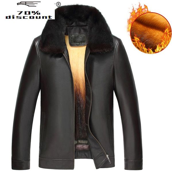 men's leather & faux winter genuine jacket men gold liner mens sheepskin coat real warm k8008 kj2349, Black
men's leather & faux winter genuine jacket men gold liner mens sheepskin coat real warm k8008 kj2349, Black