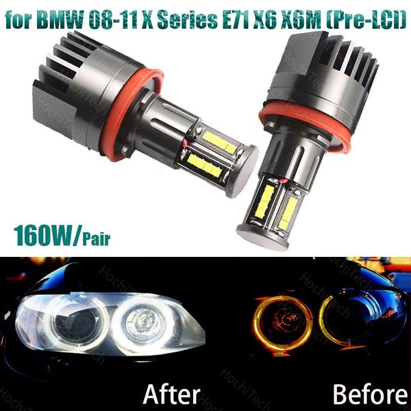 car headlights 160w led marker angel eyes for 2008-2011 x series e71 x6 x6m (pre-lci) white halo eye headlight bulbs
car headlights 160w led marker angel eyes for 2008-2011 x series e71 x6 x6m (pre-lci) white halo eye headlight bulbs