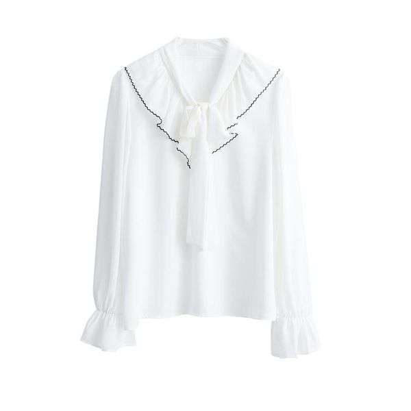 women's blouses & shirts perhaps u women elegant chiffon solid ruffles bow v-neck butterfly sleeve pullover straight shirt blouse dres, White
women's blouses & shirts perhaps u women elegant chiffon solid ruffles bow v-neck butterfly sleeve pullover straight shirt blouse dres, White