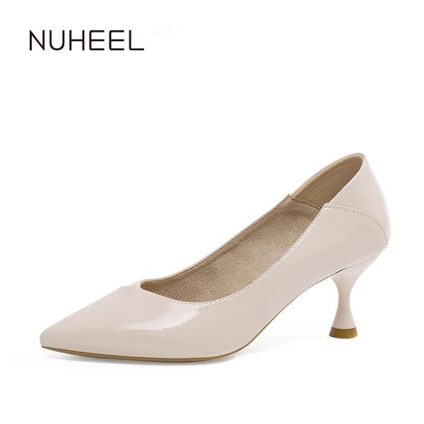 dress shoes nuheel women's small fresh high-heeled spring wild style pointed toe with fine fairy women, Black
dress shoes nuheel women's small fresh high-heeled spring wild style pointed toe with fine fairy women, Black