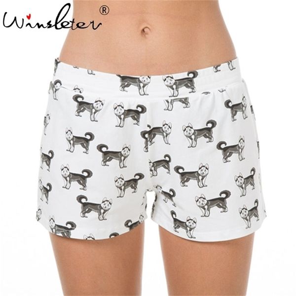 husky print summer pajama shorts sleep bottoms cute cotton elastic waist stretchy loose nightwear pijama mujer s-xxl b73101 210421, White;black
husky print summer pajama shorts sleep bottoms cute cotton elastic waist stretchy loose nightwear pijama mujer s-xxl b73101 210421, White;black