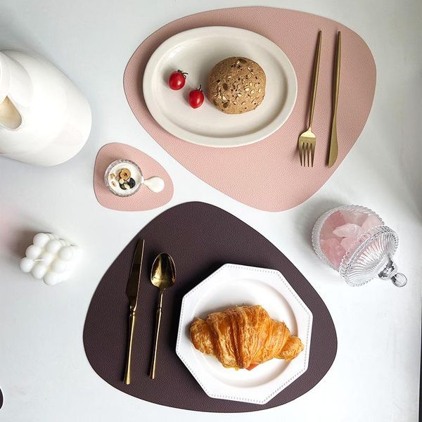 mats & pads triangle oval leather mat el western oilproof waterproof insulation table pad nordic ins creative plate
mats & pads triangle oval leather mat el western oilproof waterproof insulation table pad nordic ins creative plate
