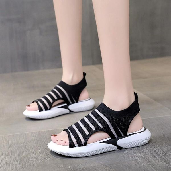 sandals 2021 summer fashion women shoes mesh casual sports back strap thick bottom flat with, Black
sandals 2021 summer fashion women shoes mesh casual sports back strap thick bottom flat with, Black
