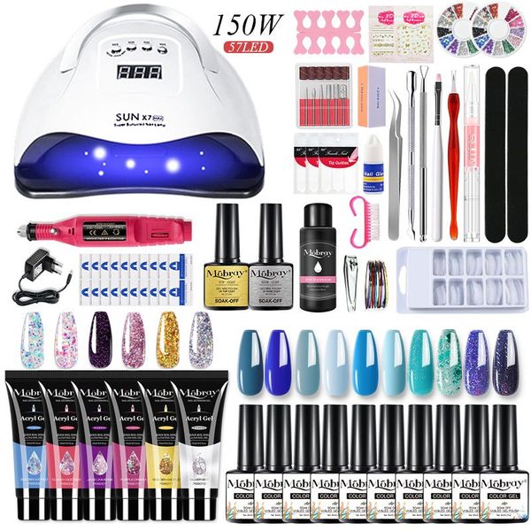 nail art kits mobray extension glue set uv led lamp dryer with gel polish kit soak off manicure tools electric drill
nail art kits mobray extension glue set uv led lamp dryer with gel polish kit soak off manicure tools electric drill