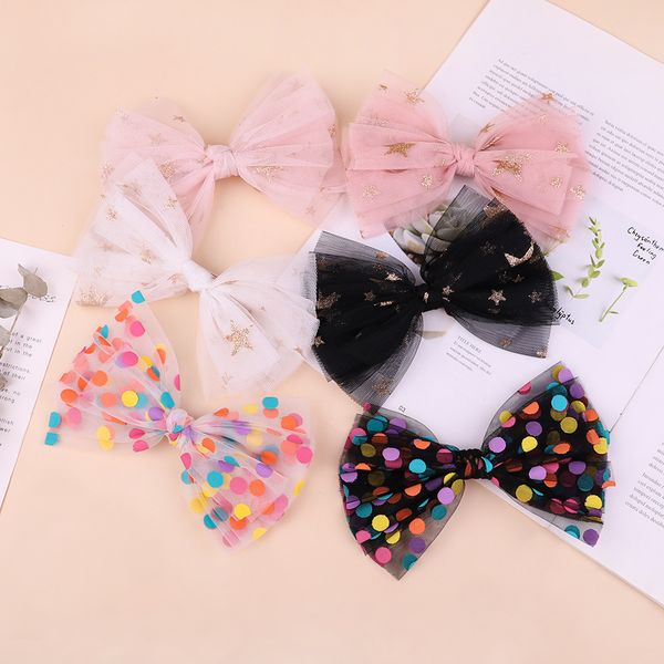 15*10.6 cm fashion print big bowknot toddler hairpins cute handmade net yarn bows baby hair clips princess headwear kids gift, Slivery;white
15*10.6 cm fashion print big bowknot toddler hairpins cute handmade net yarn bows baby hair clips princess headwear kids gift, Slivery;white