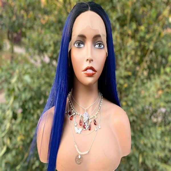 synthetic wigs heat resistant hair lace front wig ombre blue for women long straight, Black
synthetic wigs heat resistant hair lace front wig ombre blue for women long straight, Black