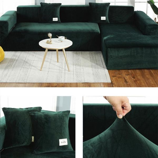 chair covers thick solid color velvet universal elastic sofa cover for living room towel slip-resistant strech slipcover
chair covers thick solid color velvet universal elastic sofa cover for living room towel slip-resistant strech slipcover