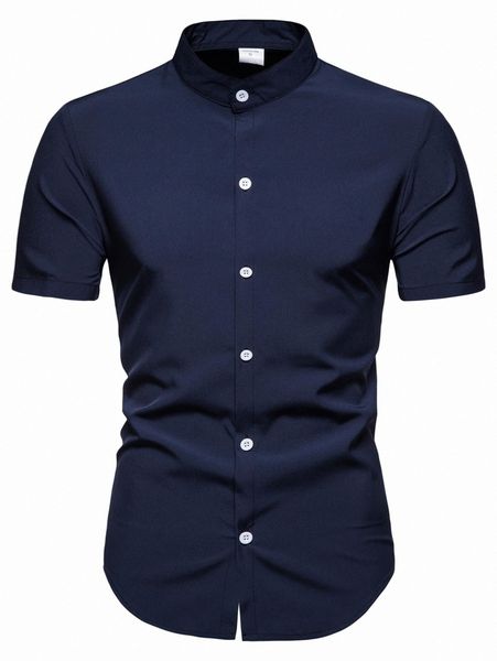 men solid button through shirt h3eq#, White;black 
men solid button through shirt h3eq#, White;black